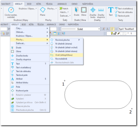 ukázka nového příkazu DesignCAD